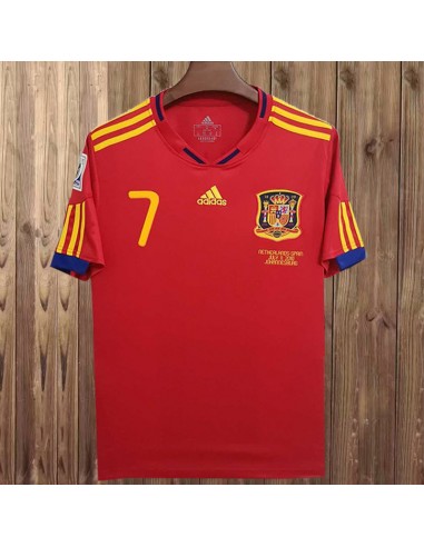 Maillot Espagne Domicile 2010 Vintage acheter en ligne