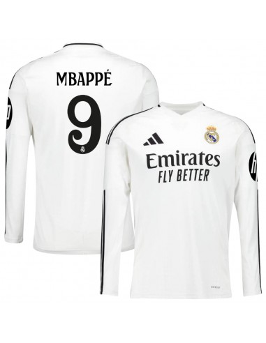 Maillot Real Madrid Domicile 2024 2025 Mbappe Manches Longues online