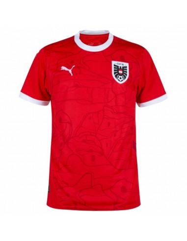 Maillot Autriche Domicile Euro 2024 le concept de la Pate a emporter 