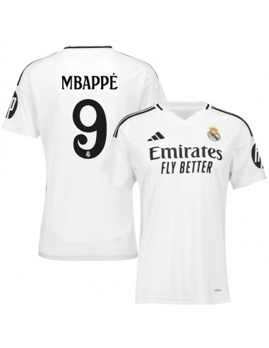 Maillot Femme Real Madrid Domicile 2024 2025 Mbappe en stock