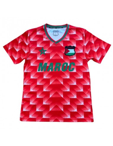 Maillot Maroc x Palestine 2024 2025 Rouge Véritable concentré