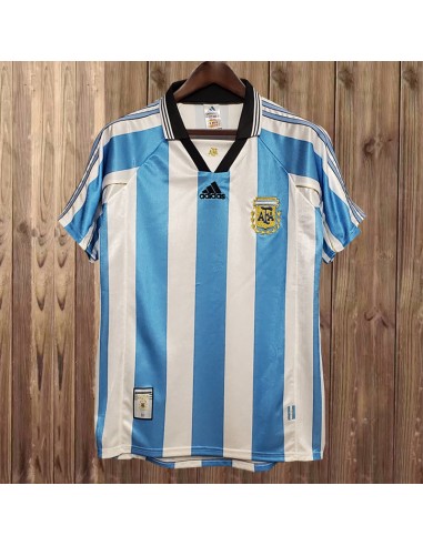 Maillot Argentine Domicile 1998 Vintage la chaussure