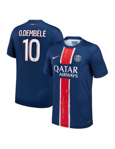 Maillot PSG Domicile 2024 2025 Dembélé le concept de la Pate a emporter 