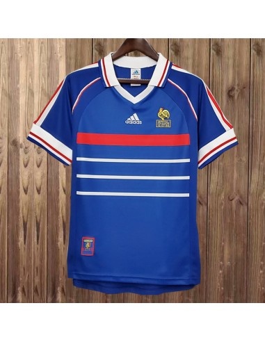 Frankreich Heim Trikot 1998 pas cher 