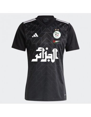 Algerien x Palästina Schwarz Trikot 23/24 est présent 