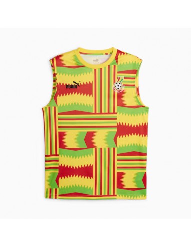 Ghana Ärmelloses Trikot 2024 FtblCulture Voir les baskets